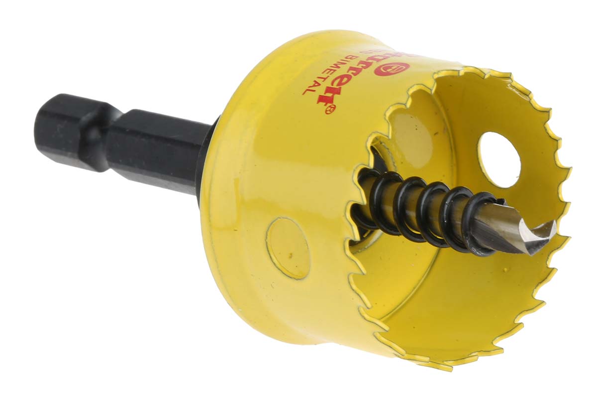 Starrett HSS 27mm BiMetal Hole Saw, 12.7mm Cut Depth CSC27