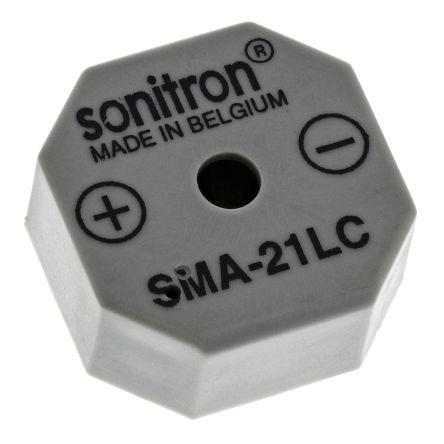 SMA 21L P10 1.5-24Vdc 91dB 2805-3795Hz interno Piezo Buzzer Continuo