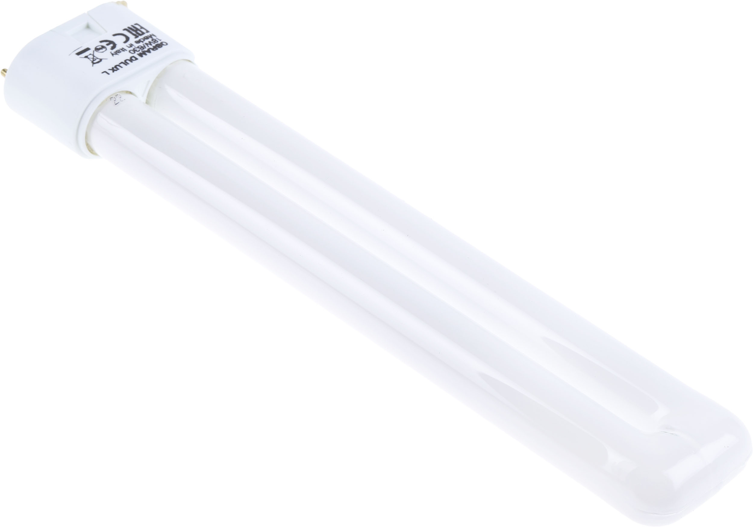 Osram, 4 Pin, Non Integrated Compact Fluorescent Bulbs, 18 W, 3000K