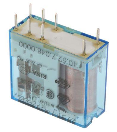 Finder 36.11.9.048.4011 PCB Mount Relay 10A 48VDC SPDT-CO