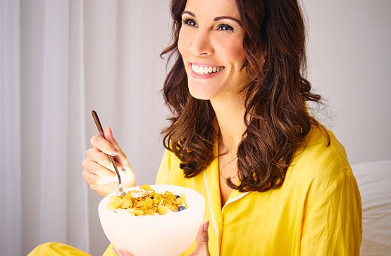 Creating tasty viral videos for Kellogg’s with Andrea McLean.