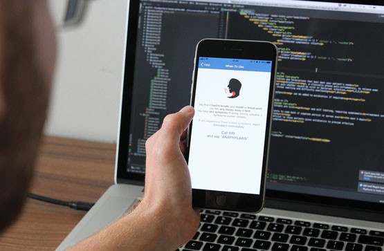 An app that saves lives by simply reminding people to take their Emerade pen on their travels.