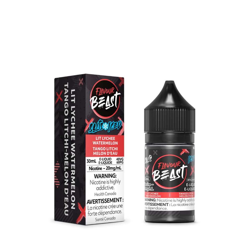 Flavour Beast E-Liquid - Lit Lychee Watermelon Iced 20mg/30mL