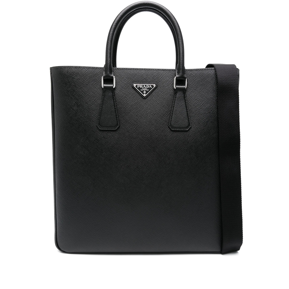 Prada Triangle-logo Tote Bag