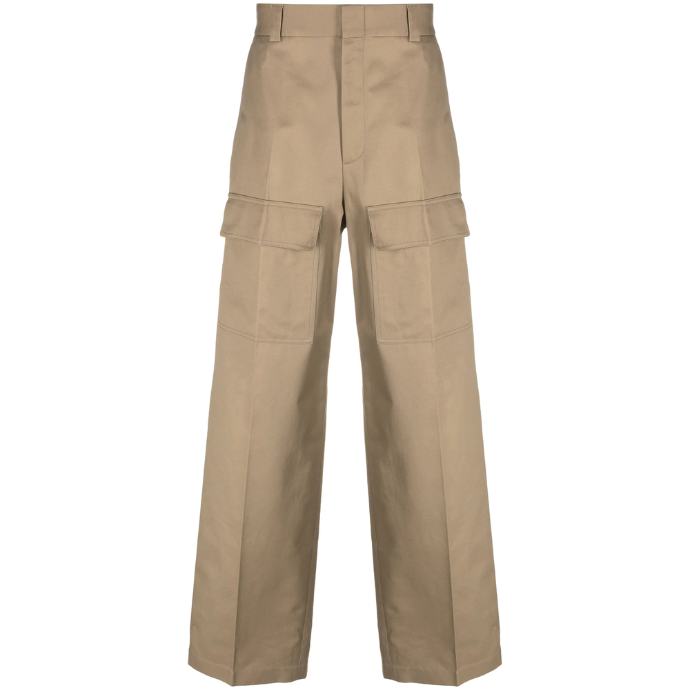 Gucci Wide-leg Cotton Cargo Trousers