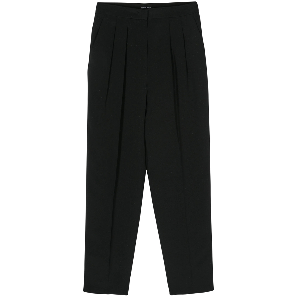 Giorgio Armani Dart-detailing Tapered Trousers