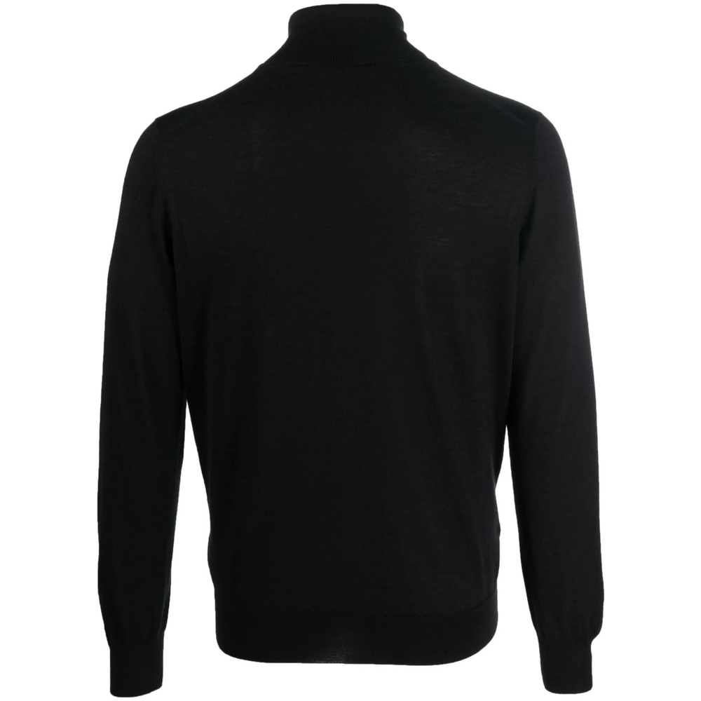 Fine-Knit Roll-Neck Jumper