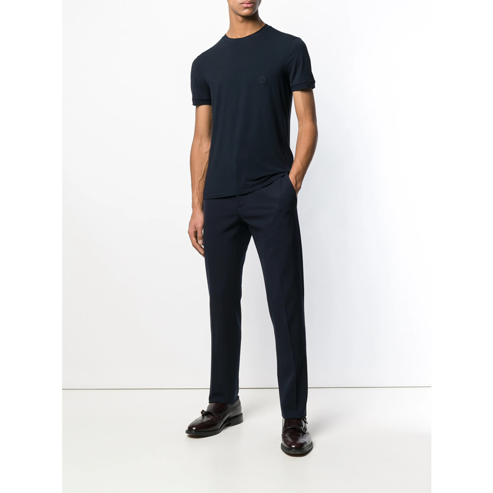 Ga Logo-Embroidered T-Shirt