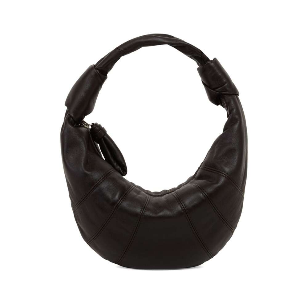 Lemaire Mini Fortune Croissant Tote Bag In Brown