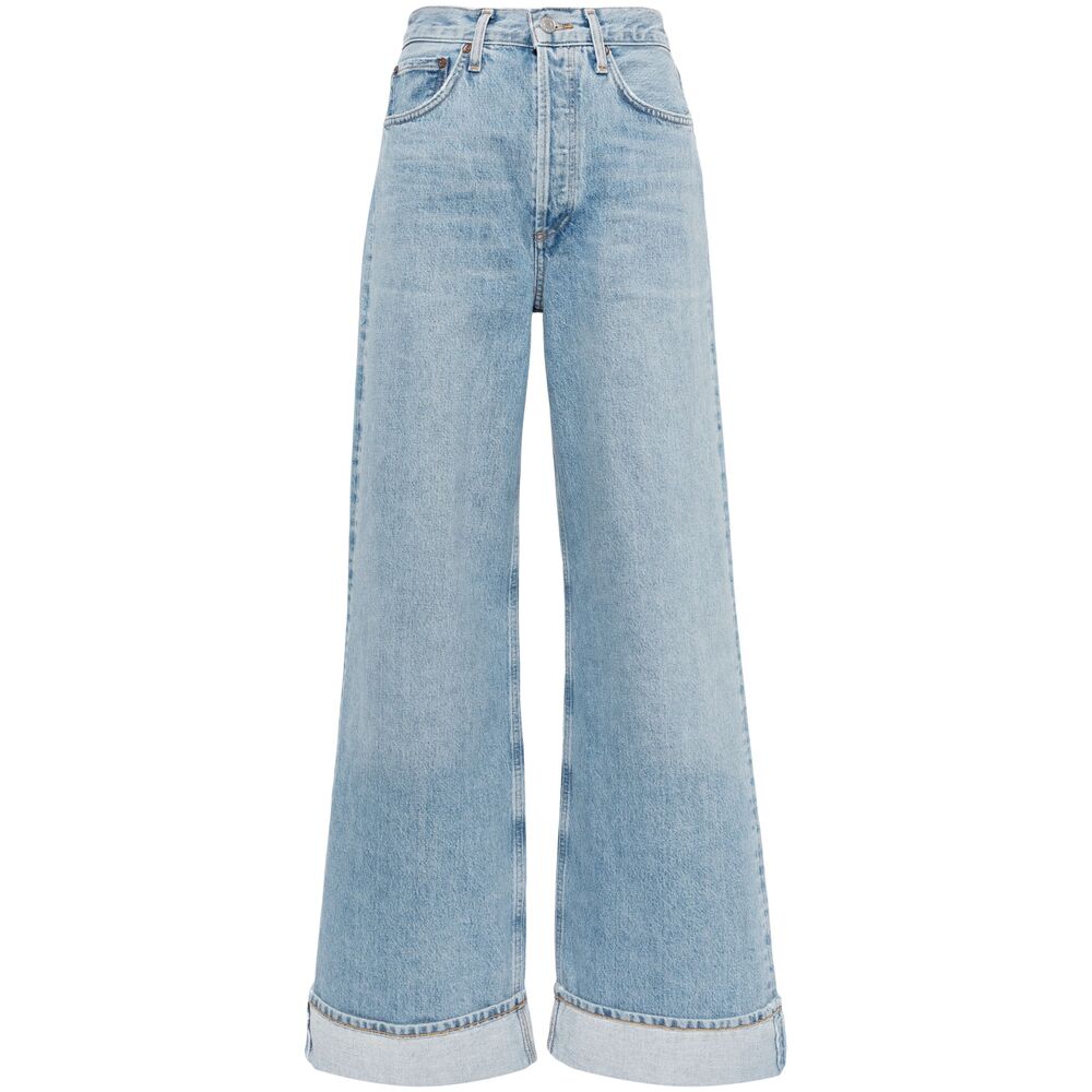 Agolde Dame High-rise Wide-leg Jeans
