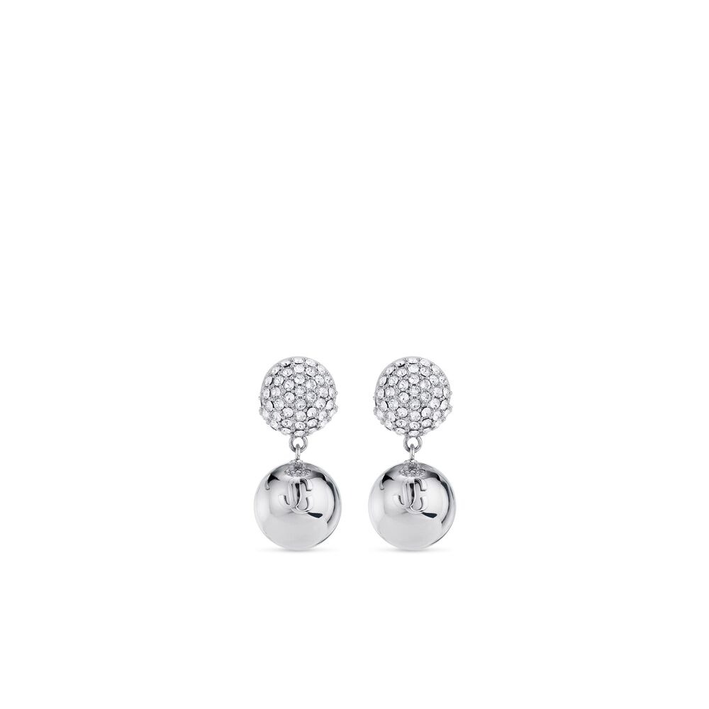 Jimmy Choo Embossed Logo Earrings