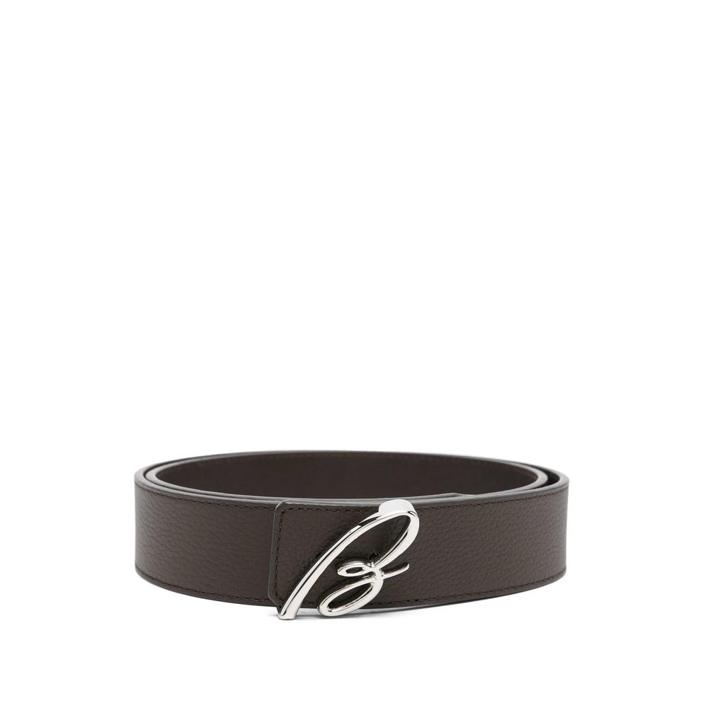 Brioni Logo-buckle Belt