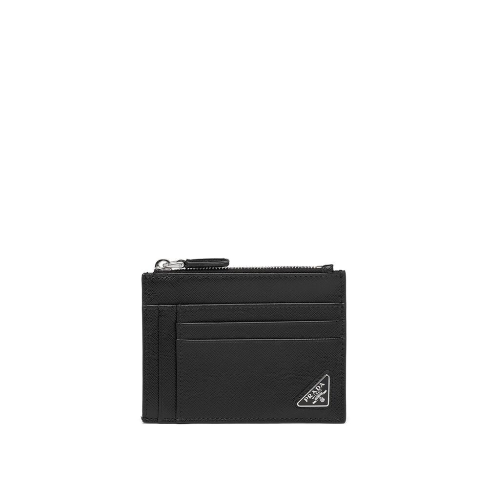Prada Triangle Logo Cardholder