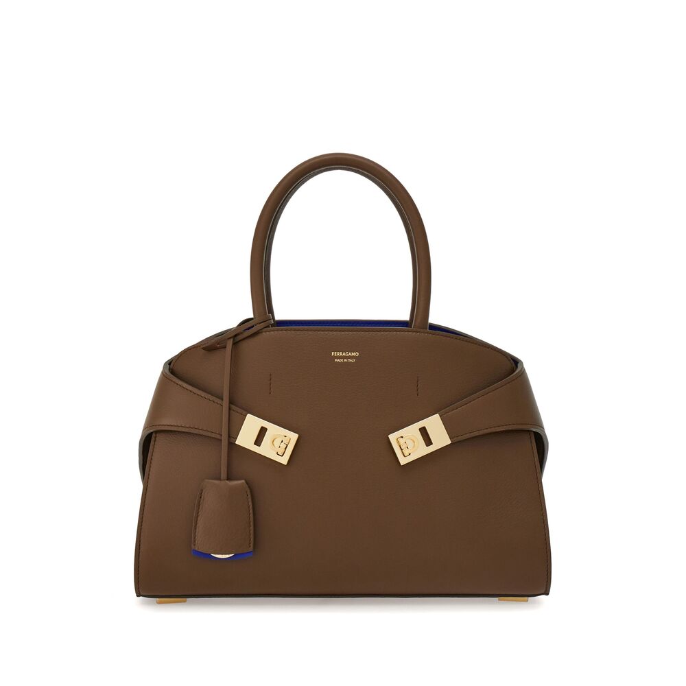 Ferragamo Medium Hug Leather Tote Bag
