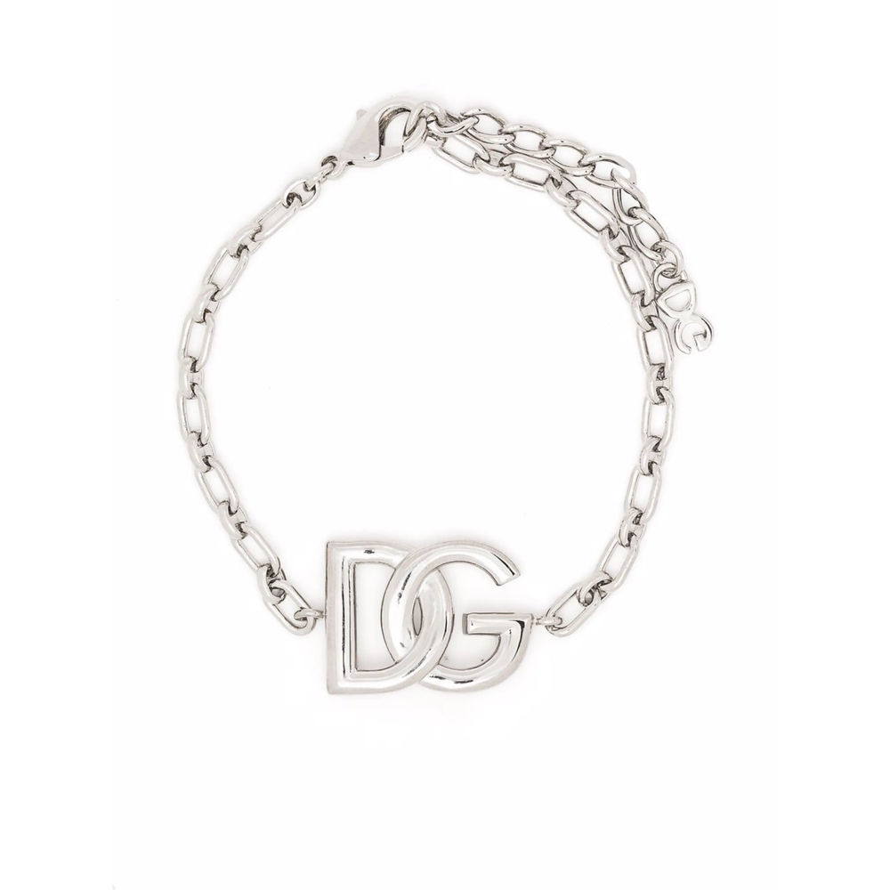 Dolce & Gabbana Logo-plaque Chain-link Bracelet
