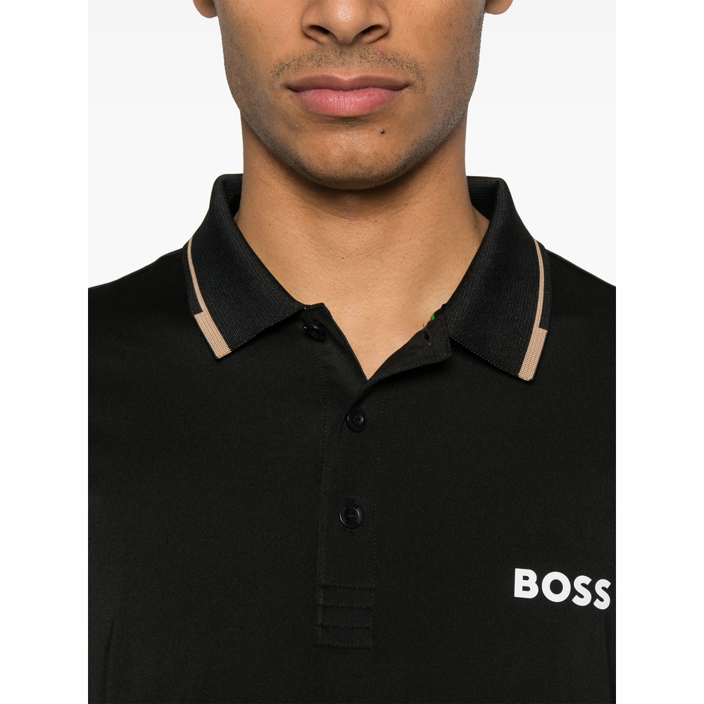 Contrast-Logo Polo Shirt