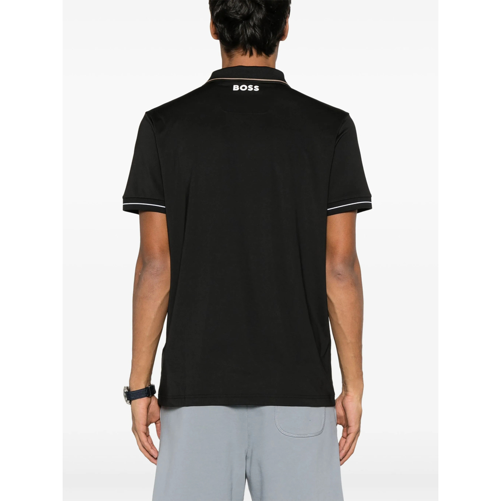 Contrast-Logo Polo Shirt