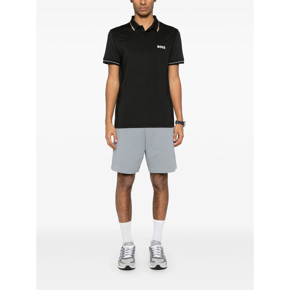 Contrast-Logo Polo Shirt