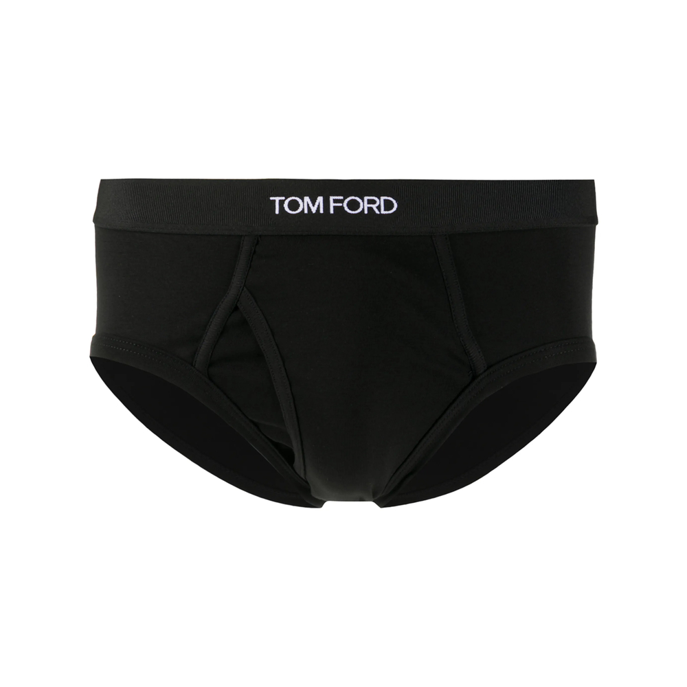 Tom Ford Underwear Logo-jacquard Grosgrain-waistband Briefs