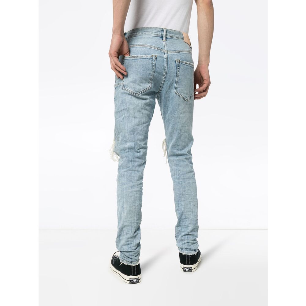 P002 Light Indigo Blowout Pants