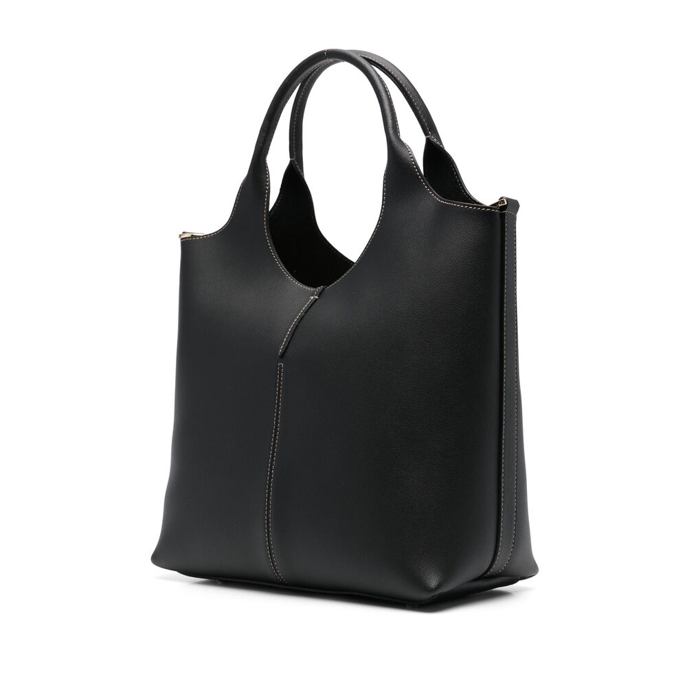 Tote Shopping Bag In Leather Small