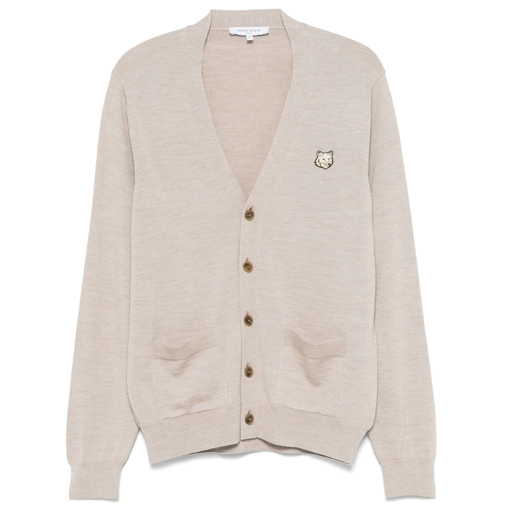 Maison Kitsuné Bold Fox Head Patch Cardigan