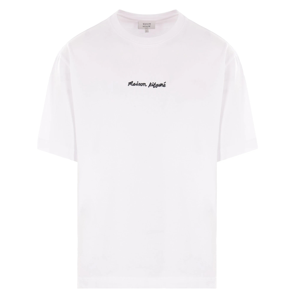 Maison Kitsuné Logo-embroidered T-shirt
