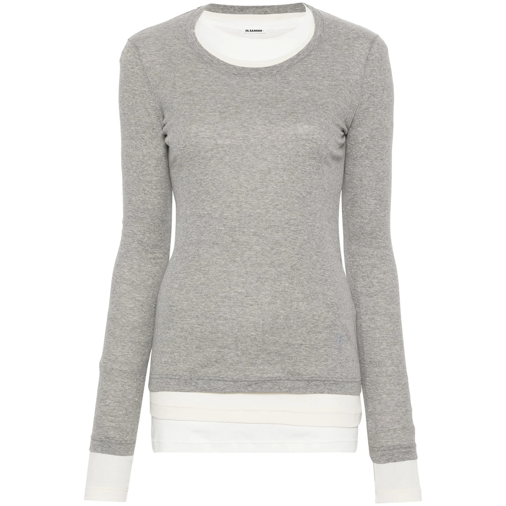 Jil Sander Cotton Ribbed T-shirt (set Of Three)