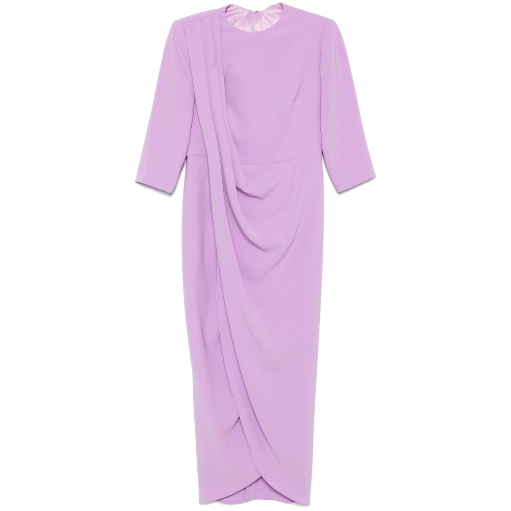 Isabel Sanchis Draped Maxi Dress