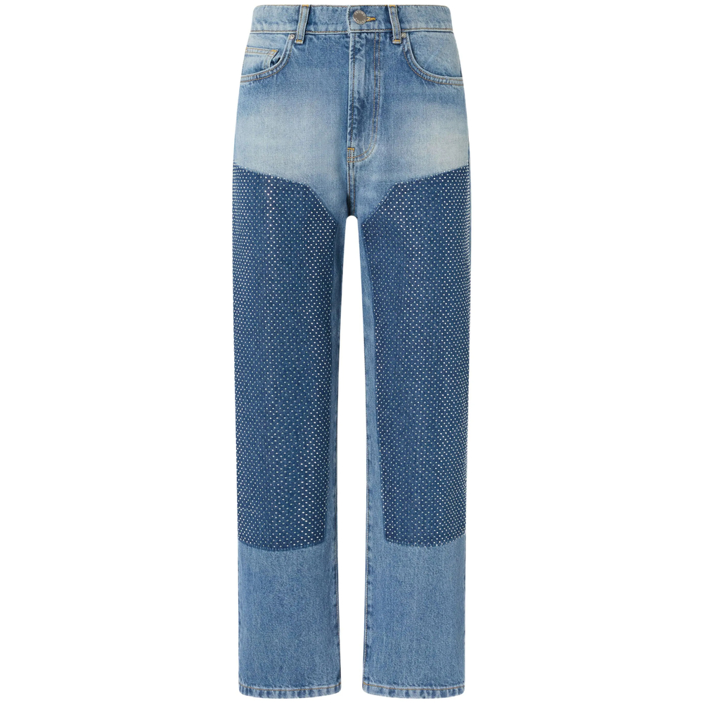 Pinko Appliqué-patch Straight-leg Jeans