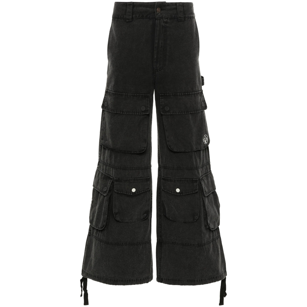 Untitled Artworks Wide-leg Cargo Pants