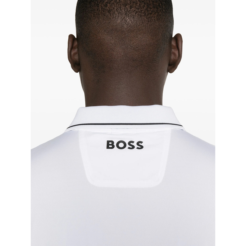 Contrast-Logo Polo Shirt
