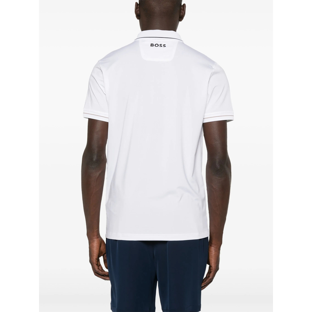 Contrast-Logo Polo Shirt