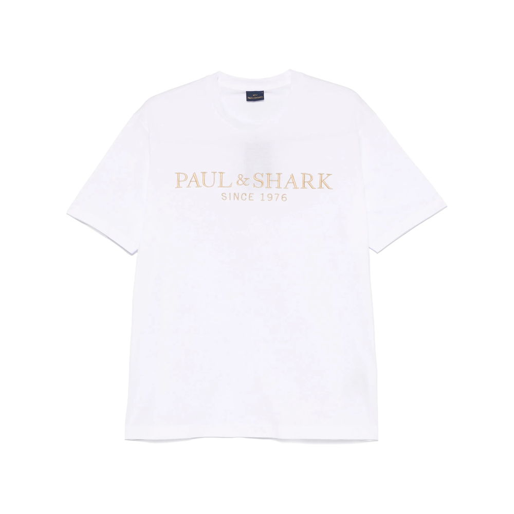 Paul & Shark Logo-embroidered T-shirt