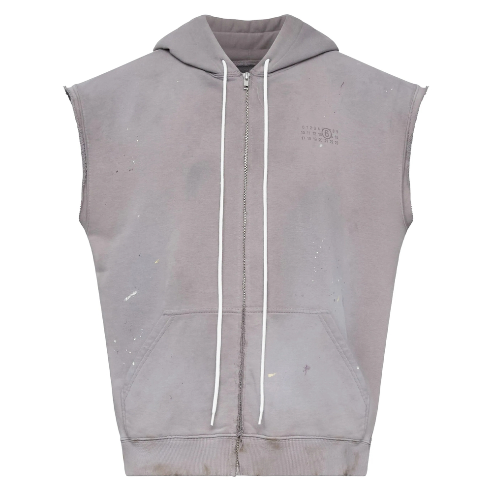Mm6 Maison Margiela Numbers-motif Hoodie