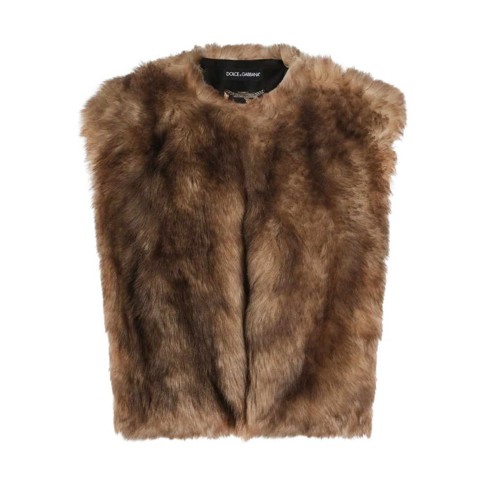 Dolce & Gabbana Fur-trimmed Gilet