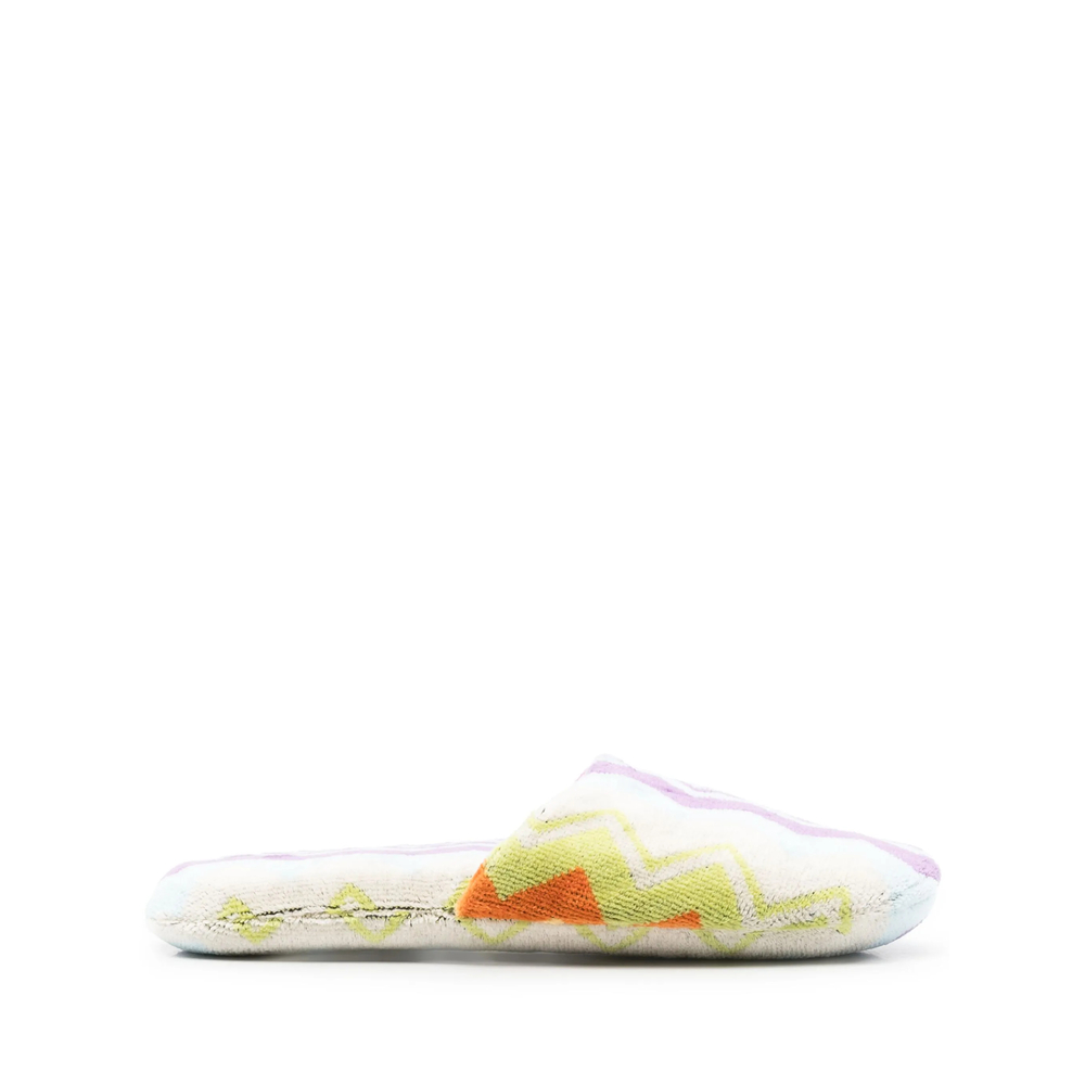 Missoni Home Zigzag-print Slippers