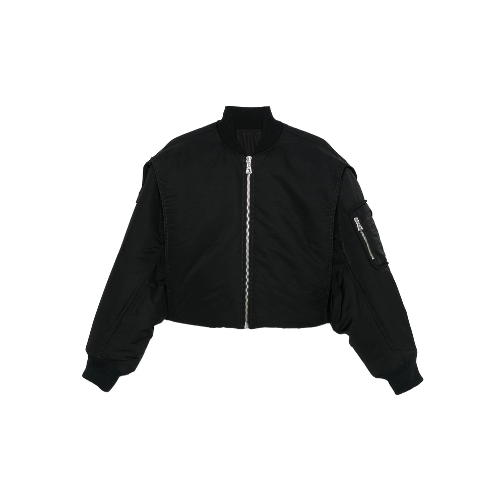 Jean Paul Gaultier Zip-fastening Cropped Bomber Jacket