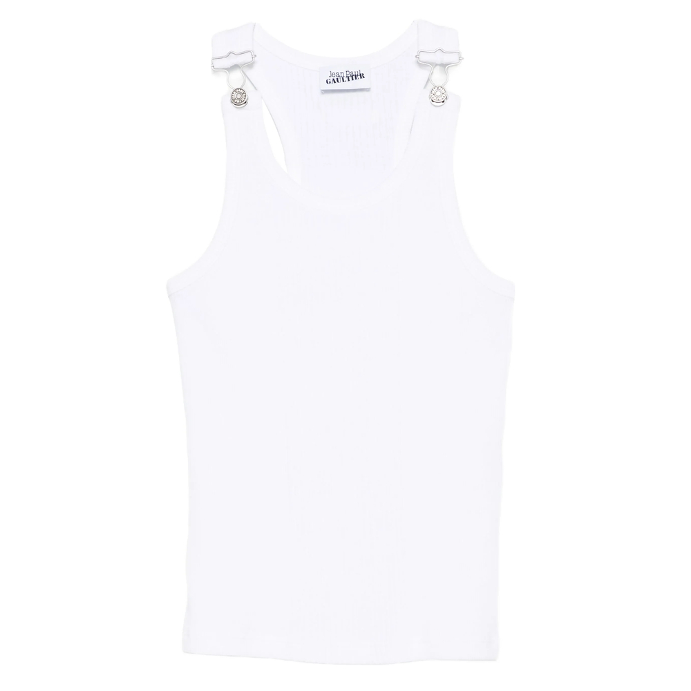 Jean Paul Gaultier Ribbed Tank Top