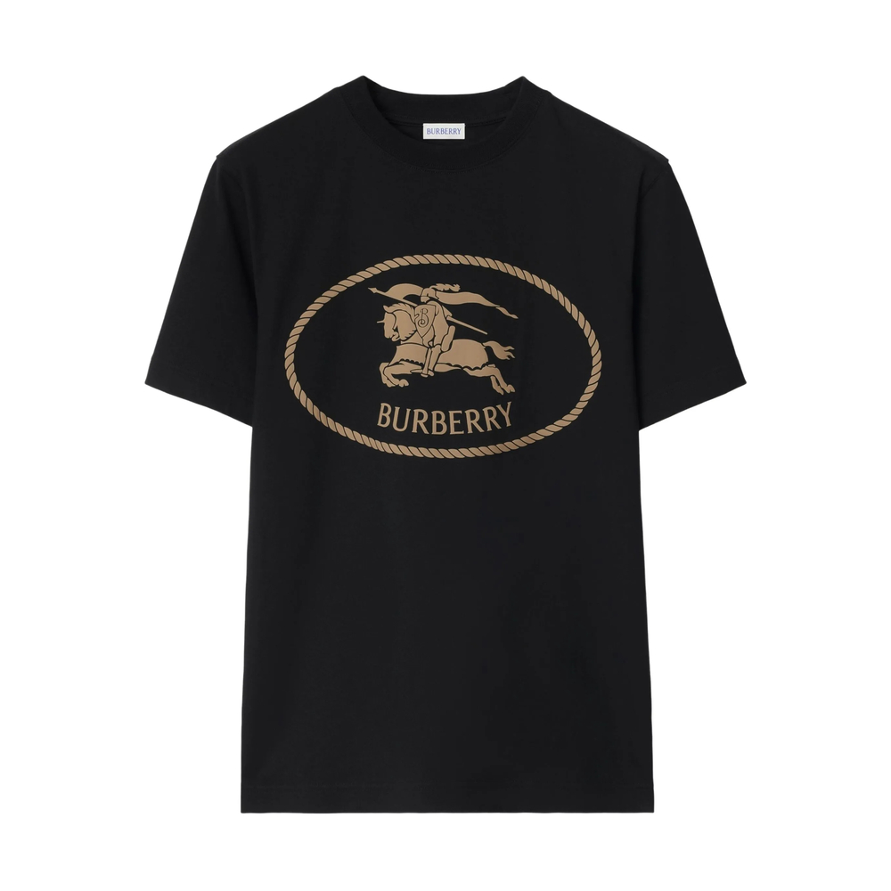 Knight-Stamp Cotton T-Shirt