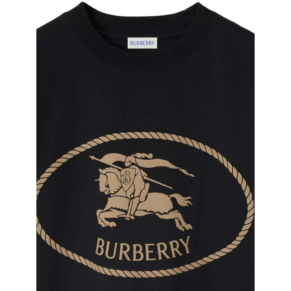 Knight-Stamp Cotton T-Shirt