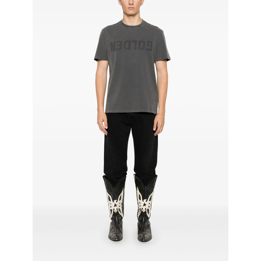 Logo-Print Appliqué T-Shirt