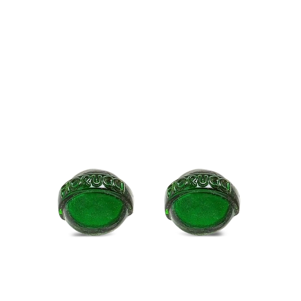 Fiorucci Engraved-sphere Earrings