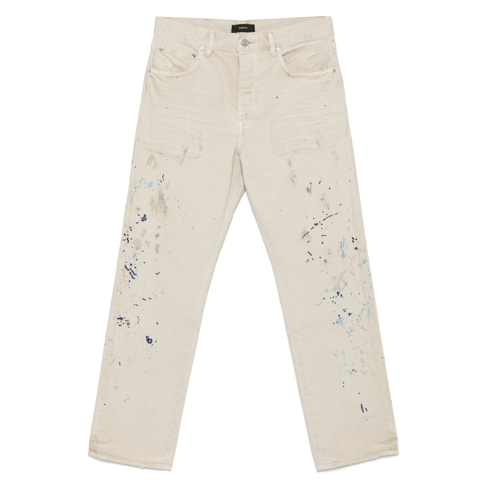 Purple Brand Paint-splatter Jeans