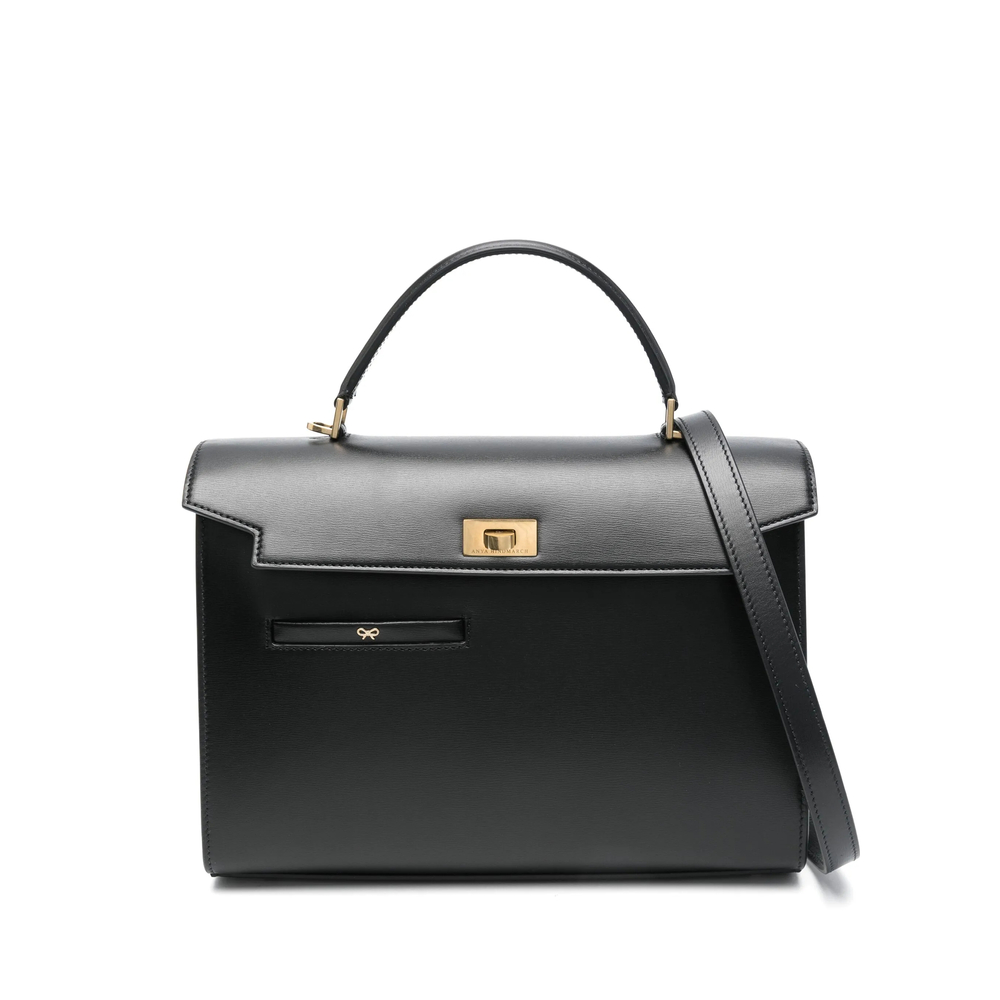 Anya Hindmarch Mortimer Calf Leather Top Handle Bag