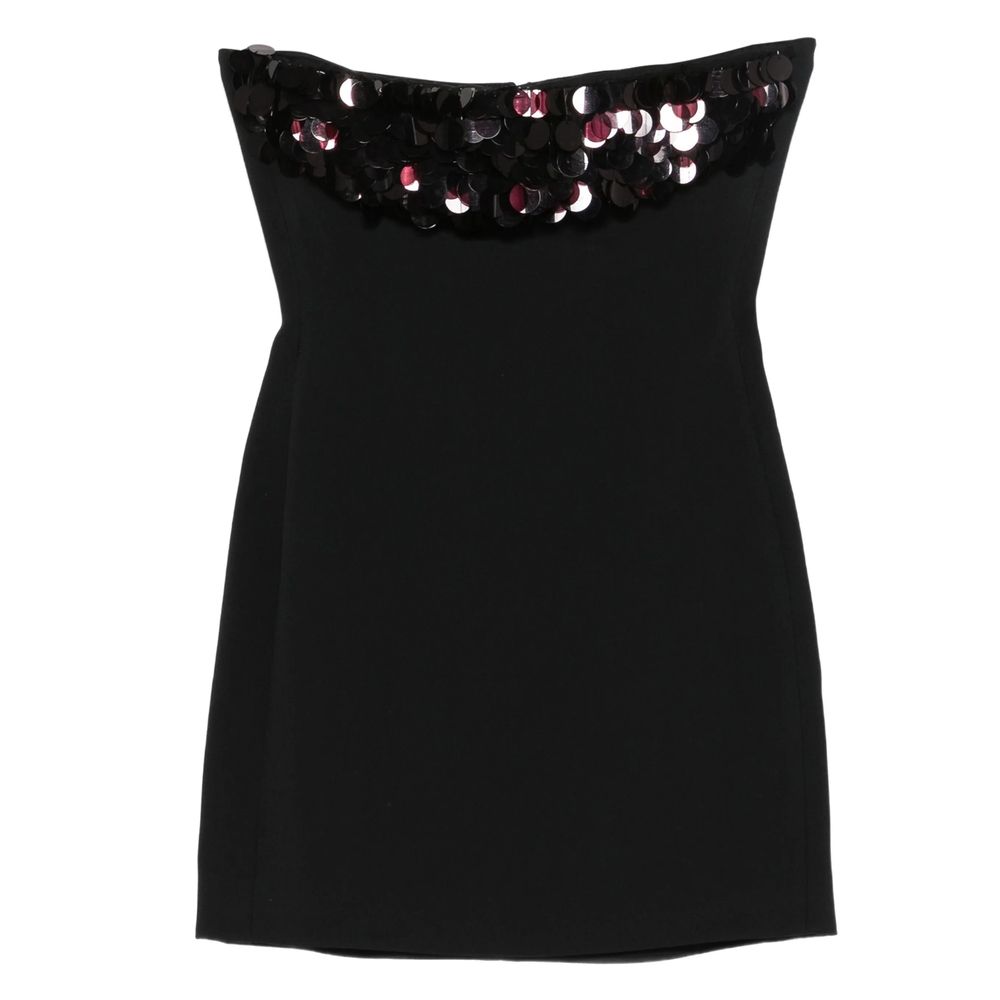 David Koma Sequin-embellished Strapless Dress