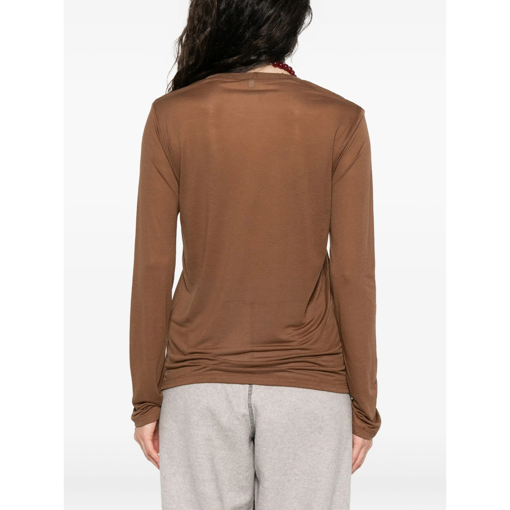 Round-Neck Long-Sleeve Top