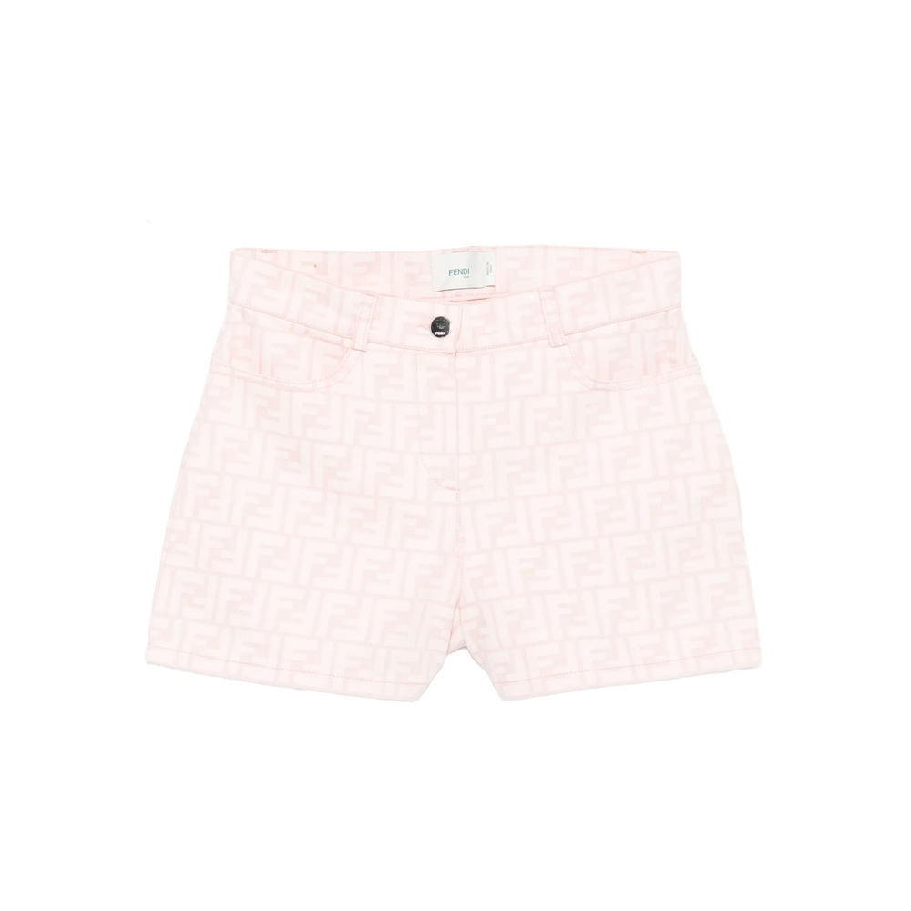 Fendi Monogram Cotton Shorts