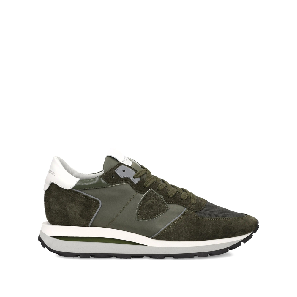 Philippe Model Tropez Haute Suede-panelled Sneakers