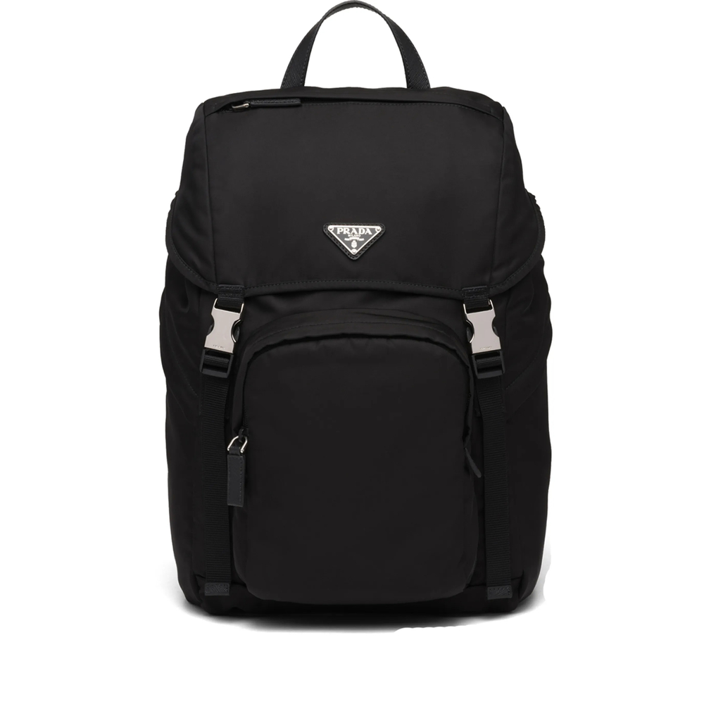 Prada Logo-plaque Multi-pocket Backpack